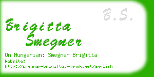 brigitta smegner business card